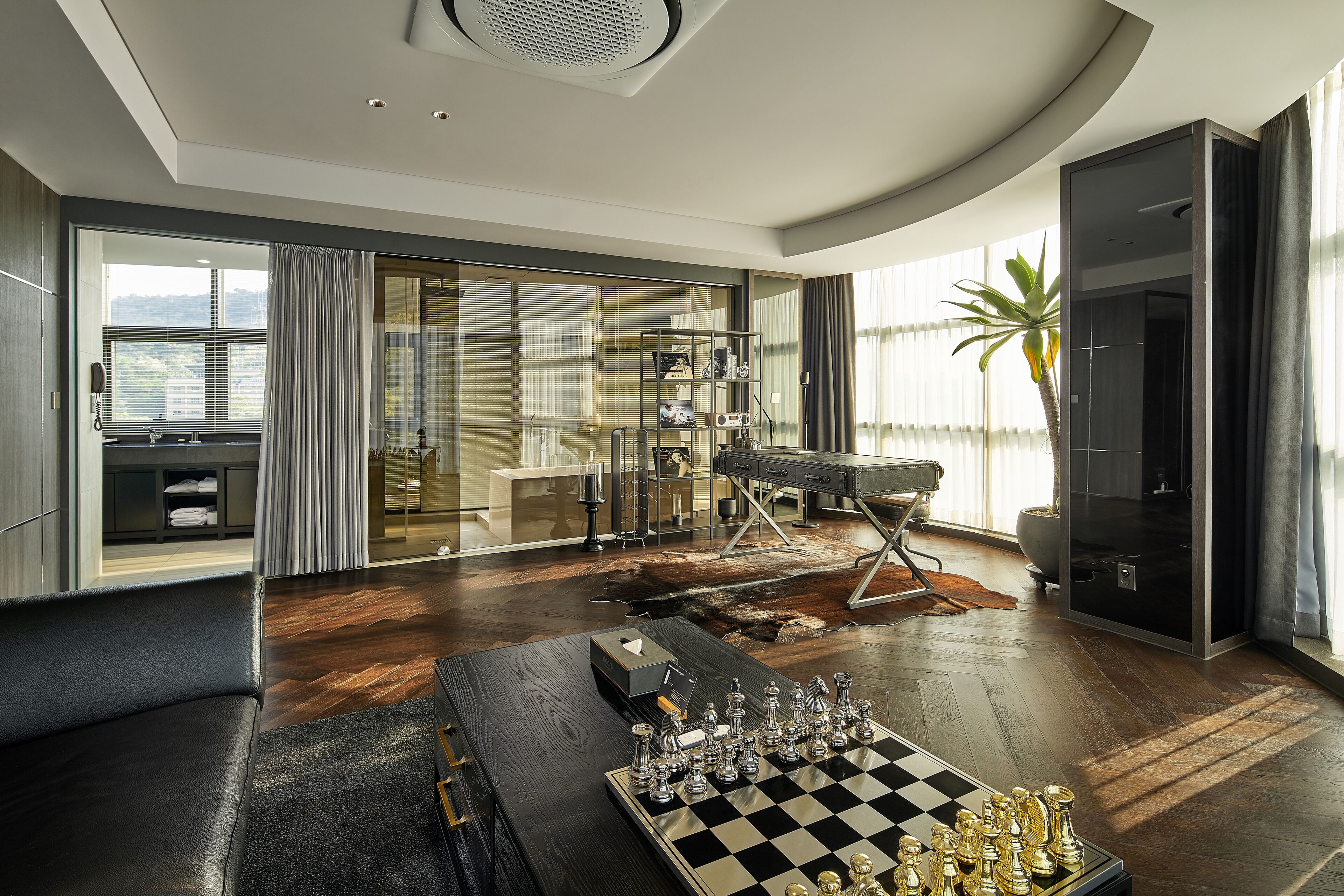 penthouse (b) | living area | flat-screen tv