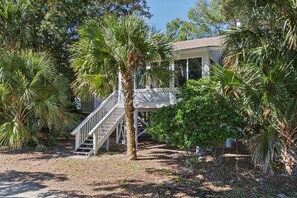 Rear exterior view of the cottage