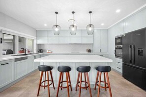 Fridge, microwave, oven, stovetop - Hamptons by the Bay - Belle Escapes Jervis Bay (Vincentia)