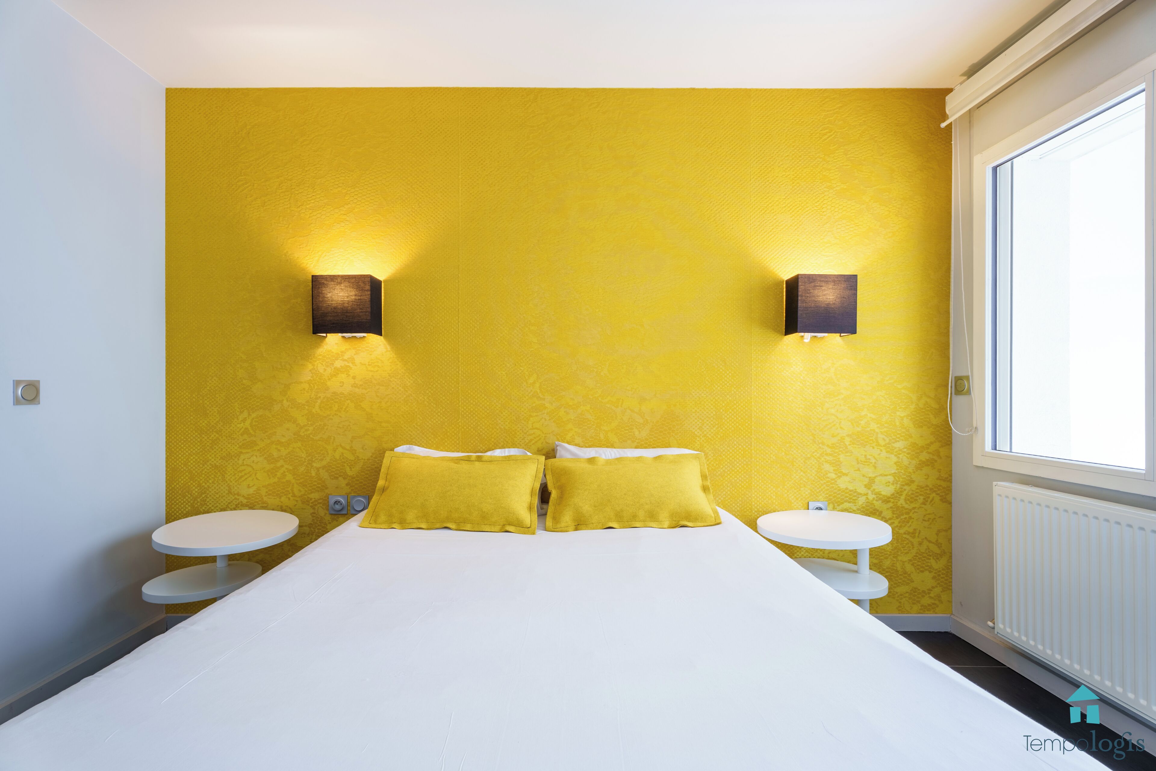 Premium bedding, Select Comfort beds, blackout curtains, soundproofing