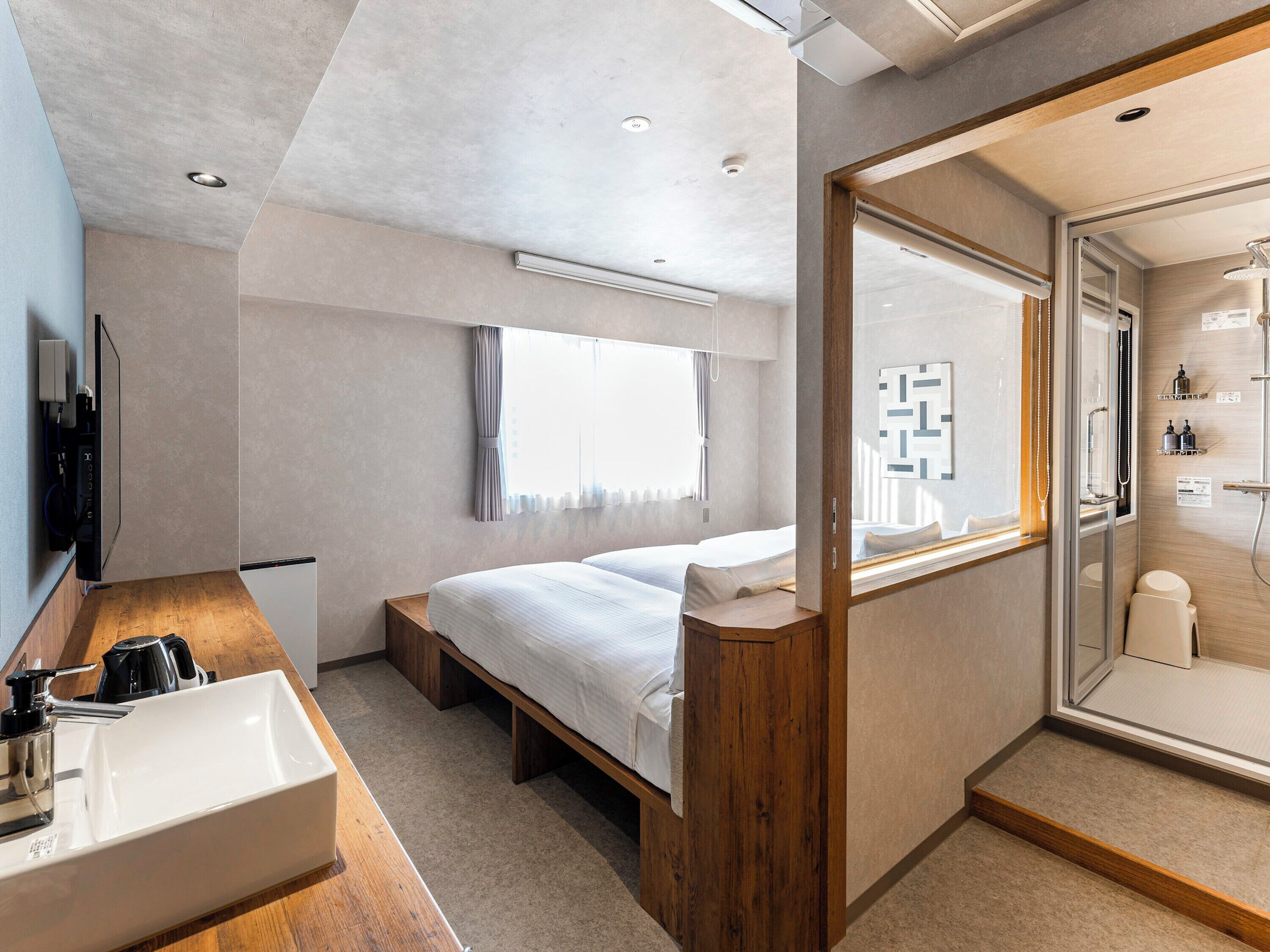 quadruple room | in-room safe, desk, blackout curtains, free wifi