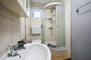 Apartment, 1 Bedroom, Terrace | Bathroom | Towels - Apartments and Room Silvana (Rovinj)