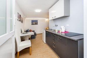 Apartment, 1 Bedroom, Terrace | Private kitchen | Fridge, freezer - Apartments and Room Silvana (Rovinj)