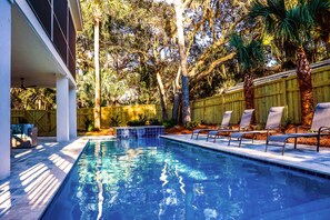 Außenpool, beheizter Pool