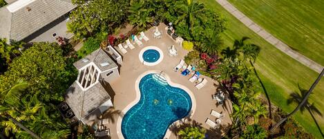 Una piscina climatizada