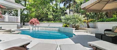 Beheizter Pool