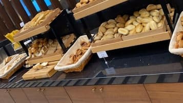 Daily buffet breakfast (EUR 18 per person)