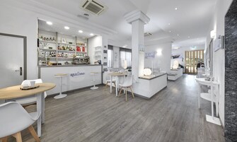 24-inch flat-screen TV with satellite channels, TV