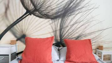 2 bedrooms, desk, iron/ironing board, travel cot