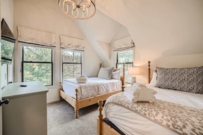 4 bedrooms, iron/ironing board, travel crib, WiFi