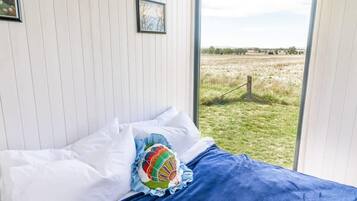 1 makuuhuone, vuodevaatteet
