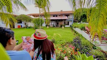 Enjoy a serene atmosphere amidst lush greenery and beautifully maintained gardens.