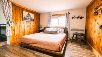 1 bedroom, iron/ironing board, travel crib, free WiFi