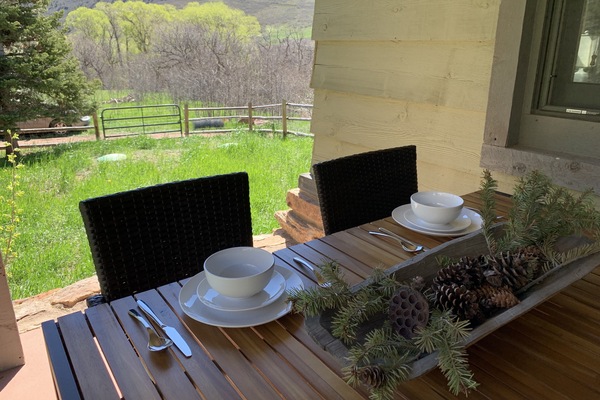 Outdoor dining