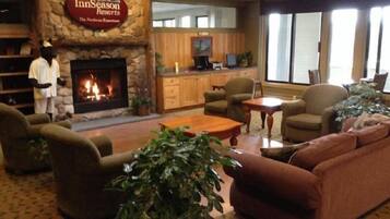Condo (Enjoy a Ski Vacation at Pollard Brook) | Living room | TV, fireplace, DVD player
