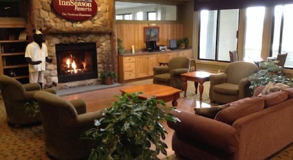 Condo (Enjoy a Ski Vacation at Pollard Brook) | Living room | TV, fireplace, DVD player
