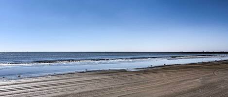Vlak bij het strand