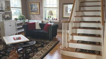 TV connectée, cheminée, jeux vidéo, lecteur de DVD