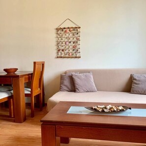 Apartment | Wohnzimmer | 30-Zoll-Fernseher mit Digitalempfang