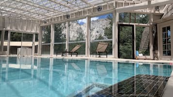 Indoor pool, a heated pool