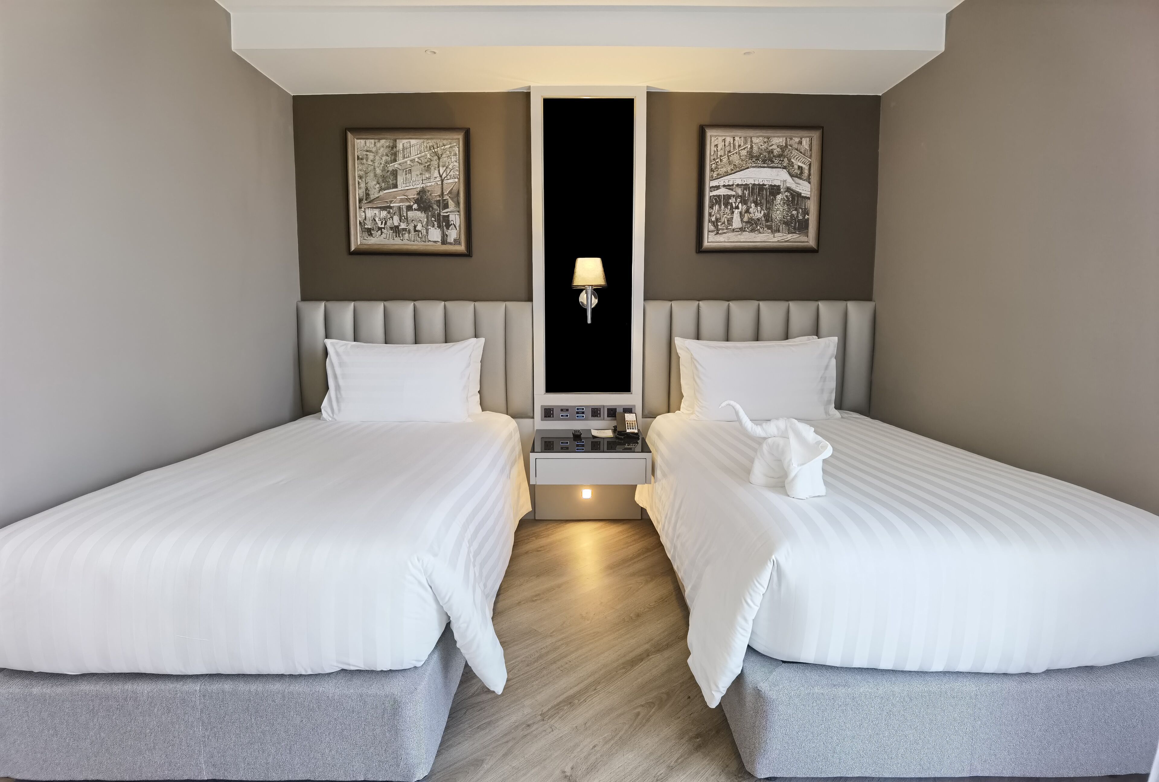 COZY TWIN | Vue de la chambre