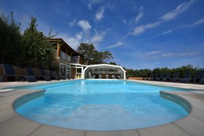 Indoor pool, outdoor pool