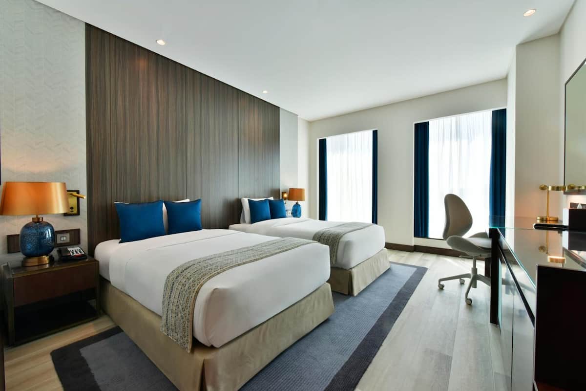 Blackout drapes, soundproofing, iron/ironing board, free WiFi
