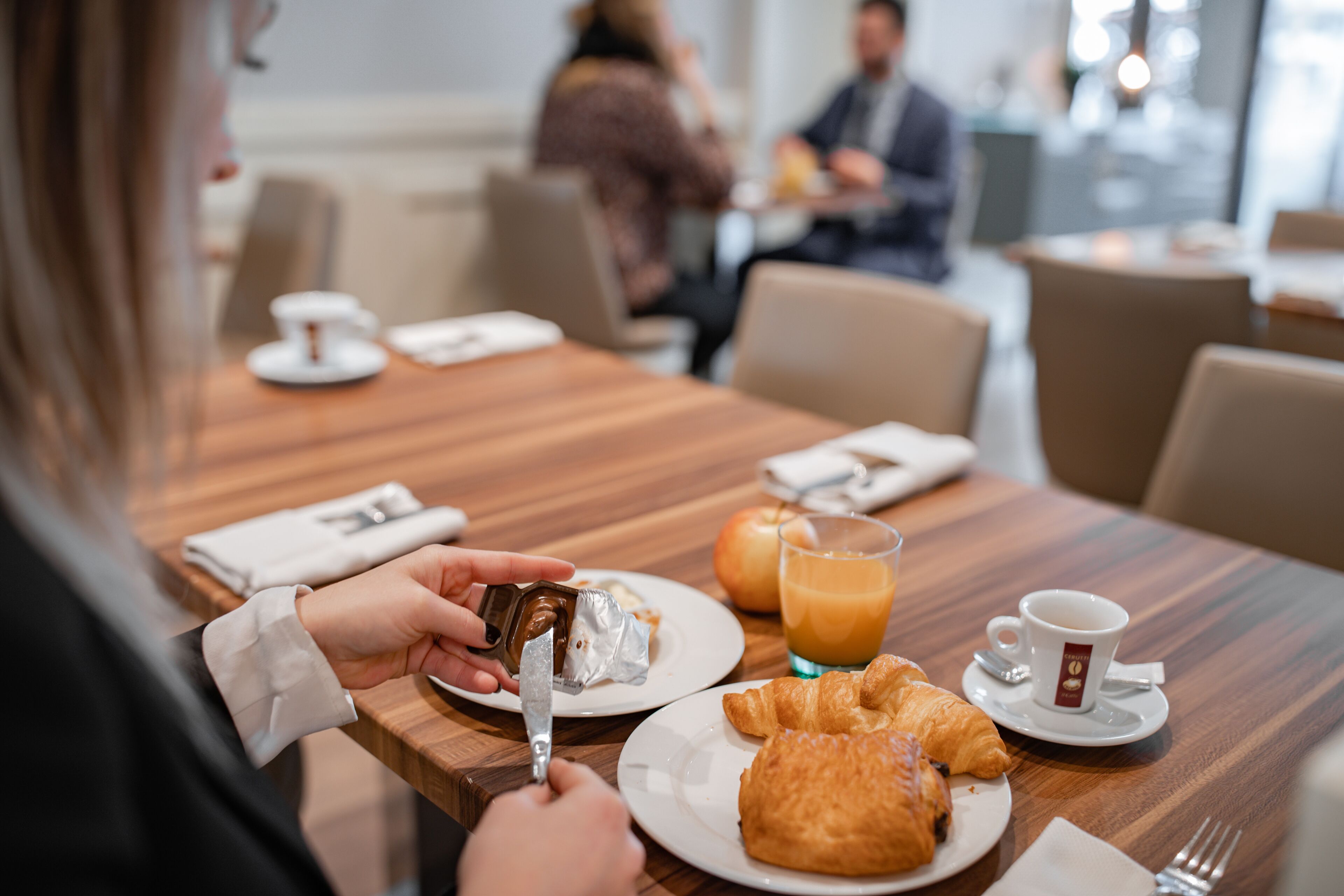 daily buffet breakfast (chf 19 per person)