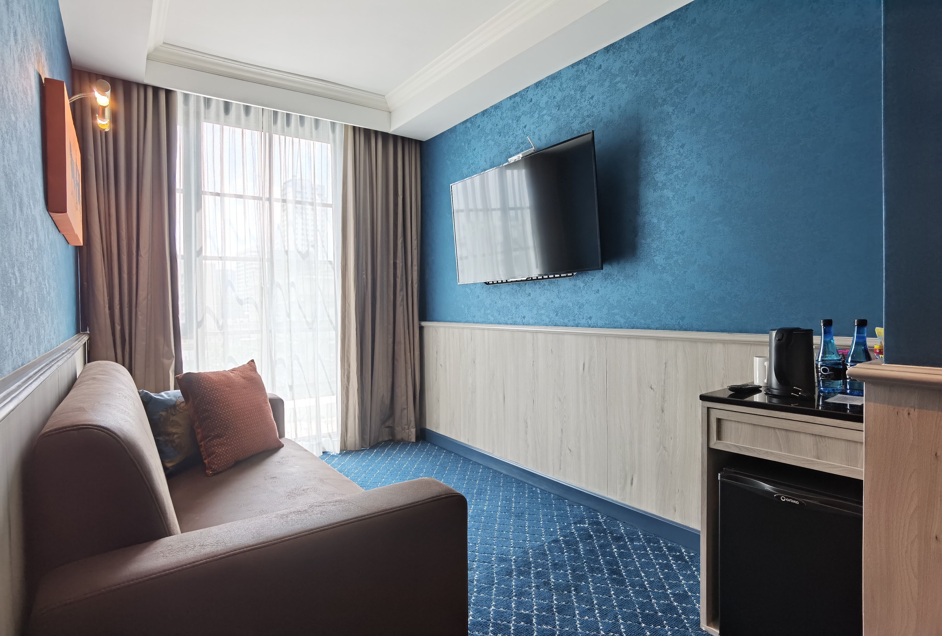 saloon coach king | living area | led tv