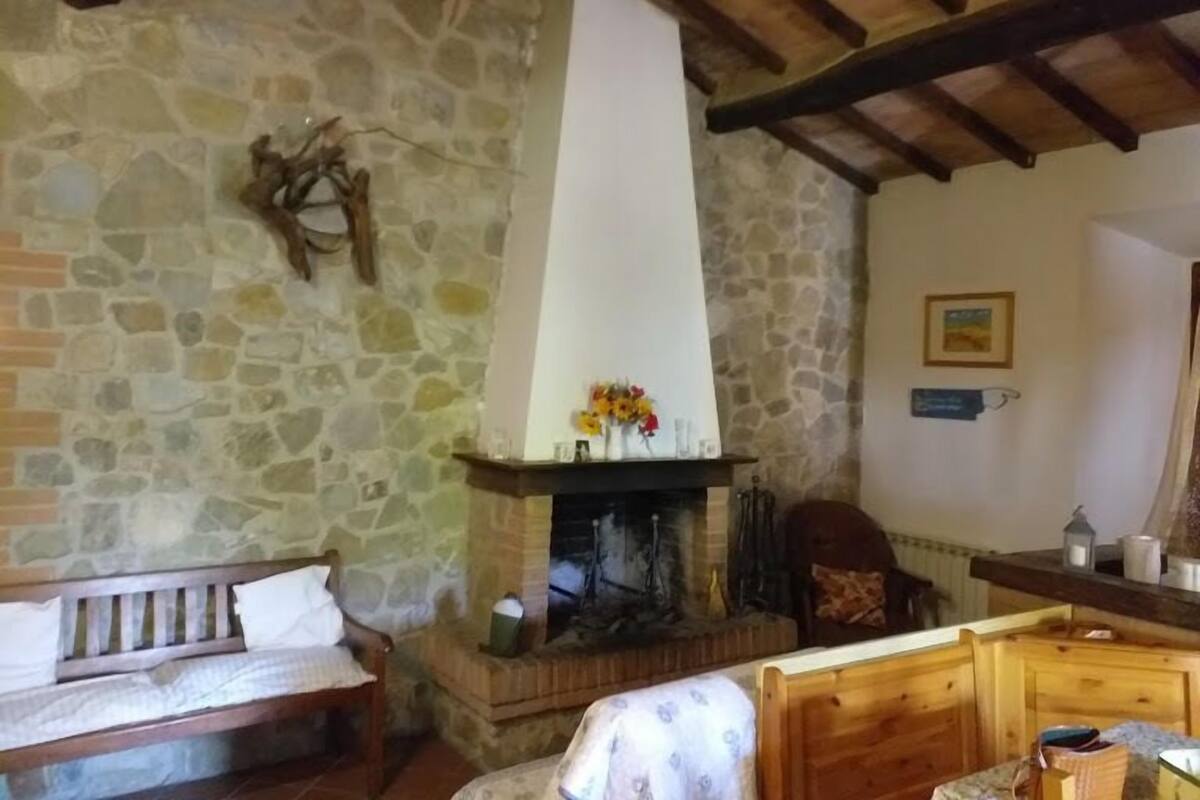 Apartment, 2 Bedrooms, Fireplace | Living area