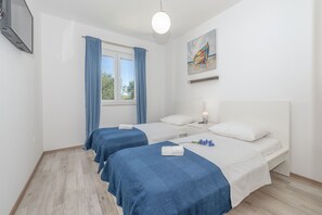3 soveværelser, sengetøj