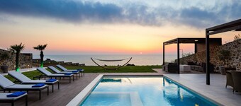 Villa Violetta direkt am Meer an der Westküste Kretas