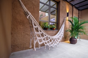 Terrace/patio - Hotel Santa Cruz (Santa Cruz do Sul)