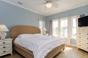 6 dormitorios, tabla de planchar con plancha, wifi y ropa de cama