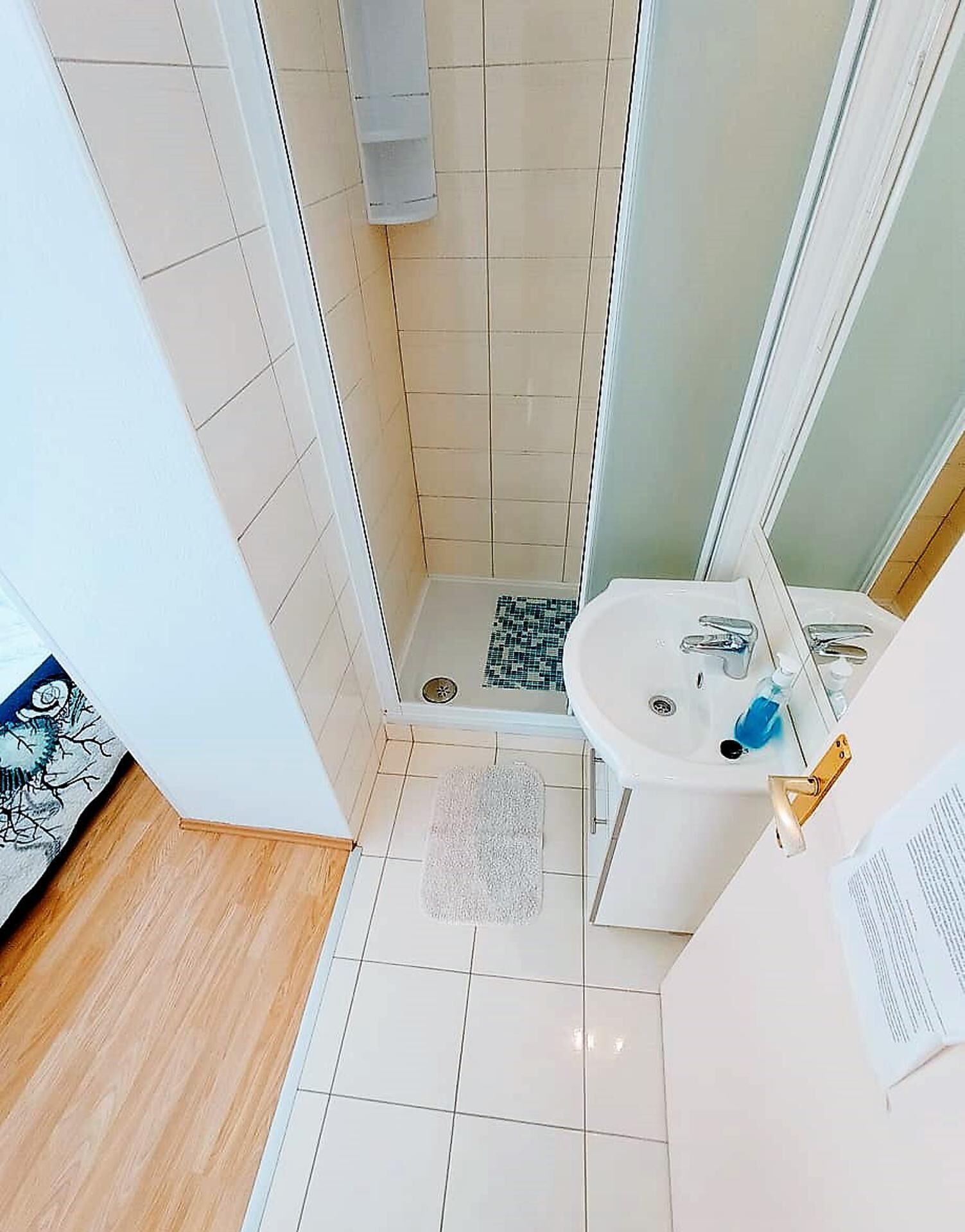 Apartment | Bathroom | Shower, free toiletries, hair dryer, towels