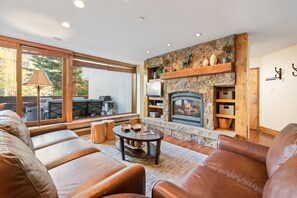 تلفزيون، مدفأة