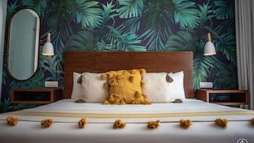 1 habitación y ropa de cama de alta calidad