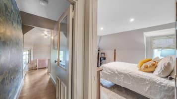 2 bedrooms, iron/ironing board, travel crib, WiFi