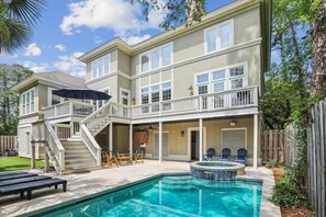 Et oppvarmet basseng