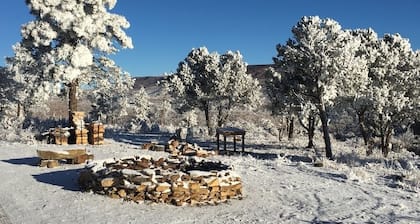 Old Raton Pass Base Camp Cabin with Loft Northern New Mexico Mountain Ranch on Colorado Border by RedAwning