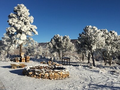 Old Raton Pass Base Camp Cabin with Loft Northern New Mexico Mountain Ranch on Colorado Border by RedAwning