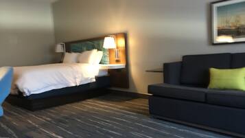 Room, 1 King Bed with Sofa bed, Refrigerator & Microwave | Premium bedding, pillowtop beds, in-room safe, laptop workspace