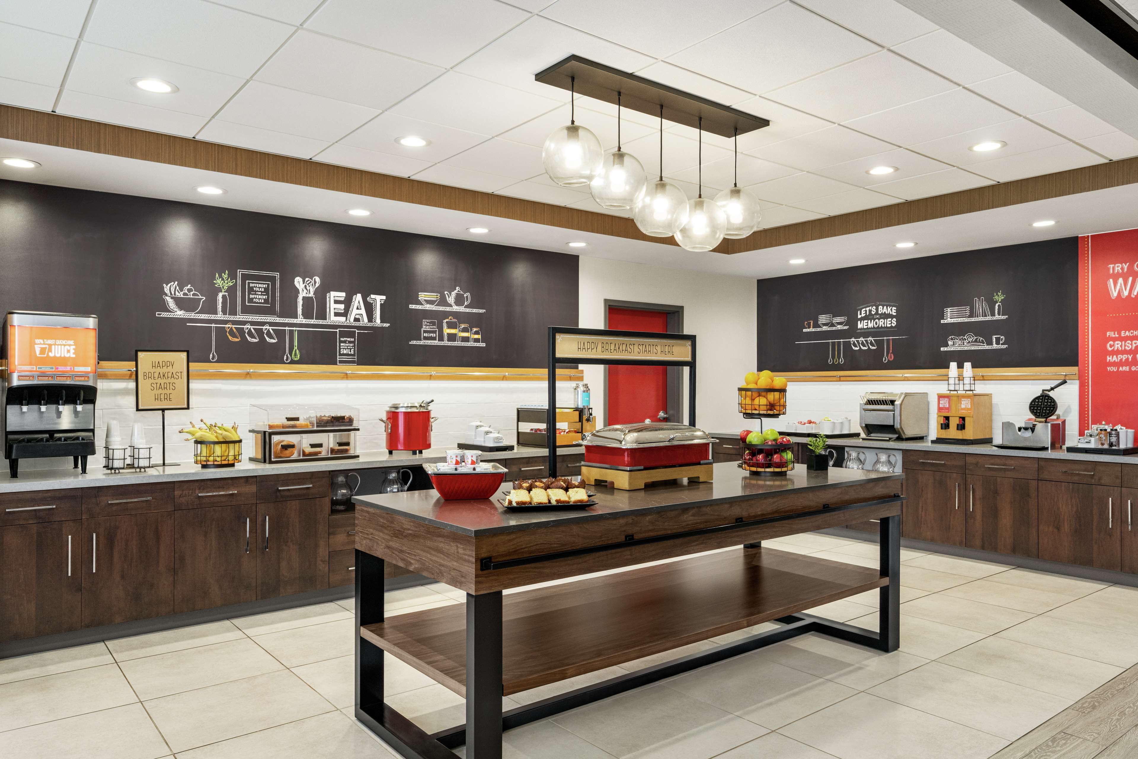 Buffet déjeuner gratuit tous les jours