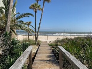 On the beach