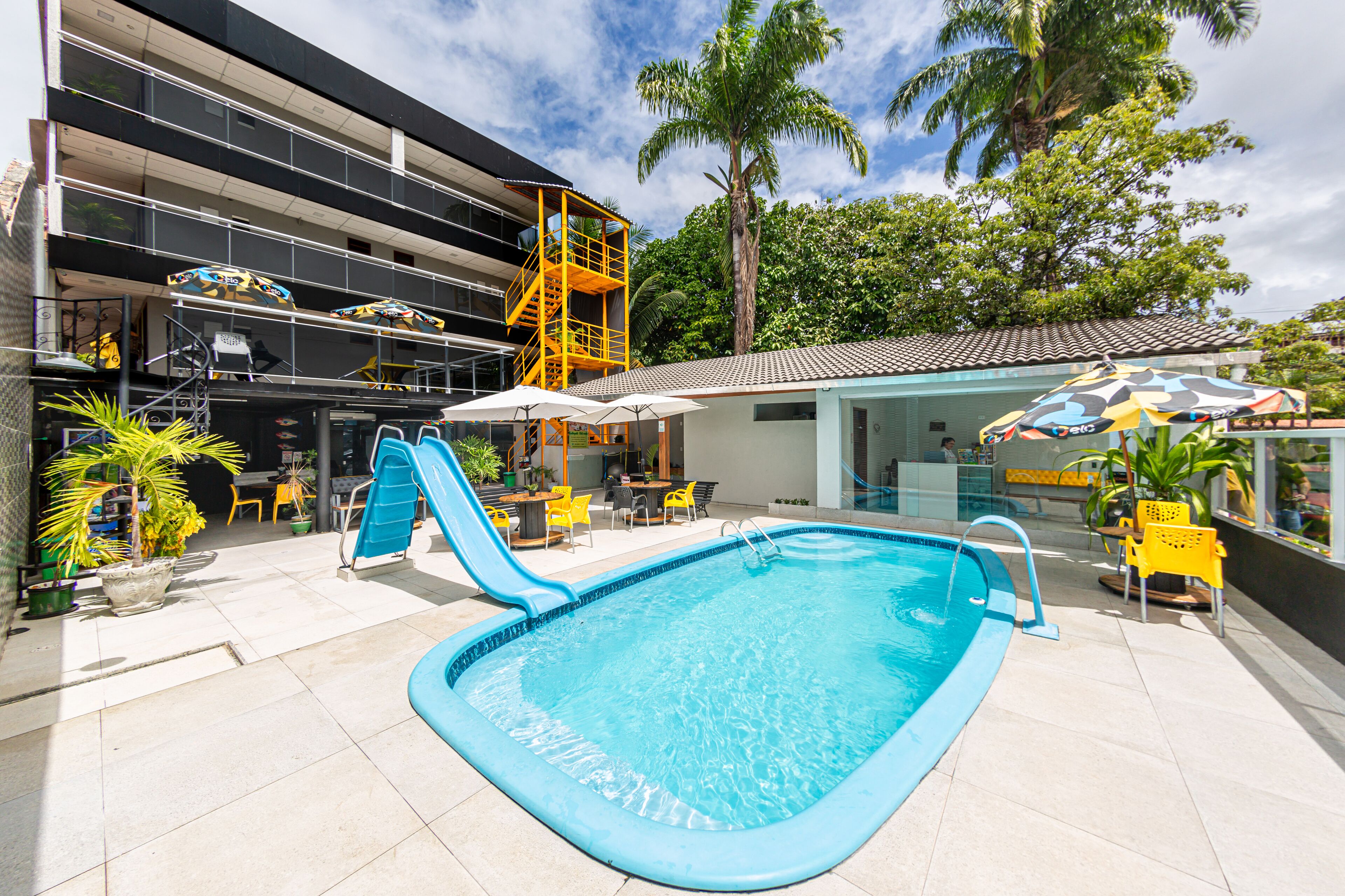 Voorkant van accommodatie