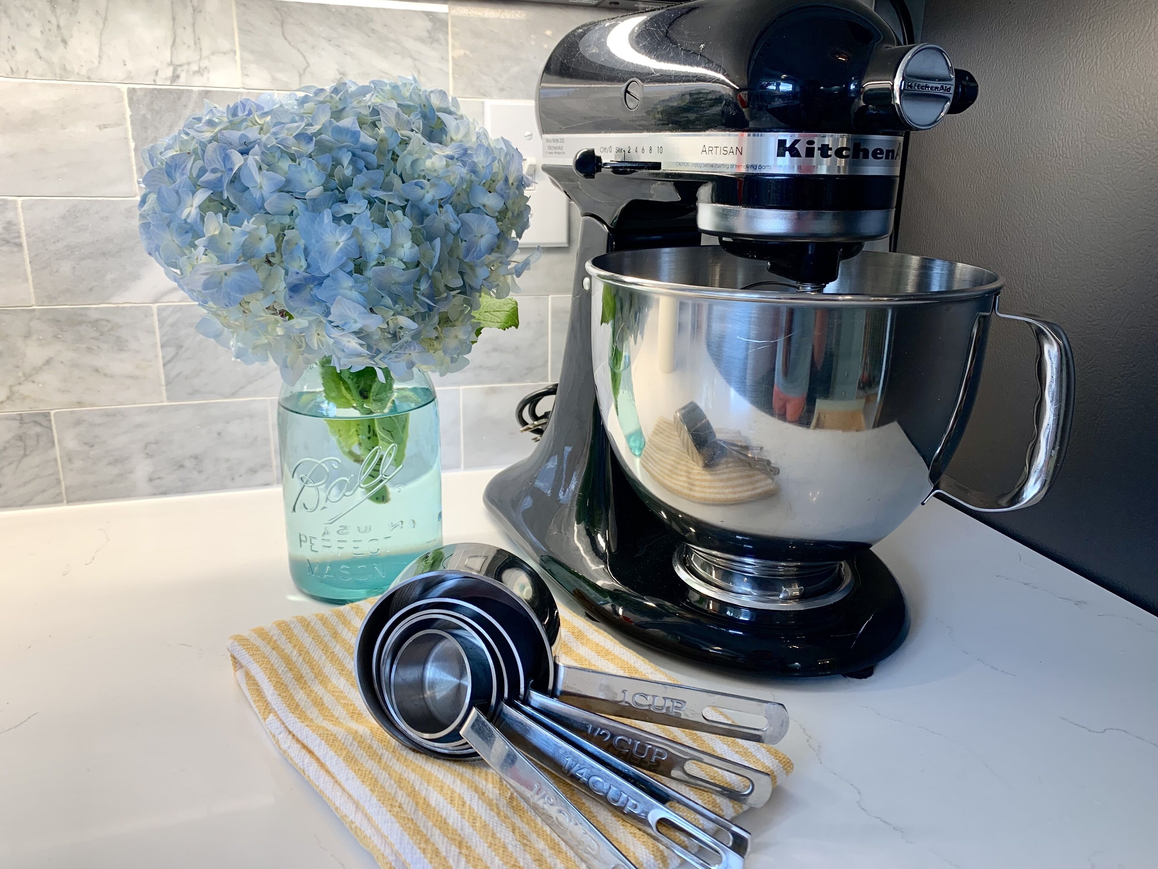 KitchenAid mixer, flour, sugar, cooking oils and spices all provided! 