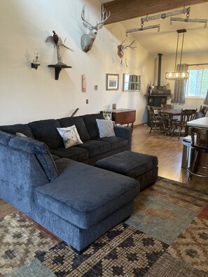 TV connectée, cheminée