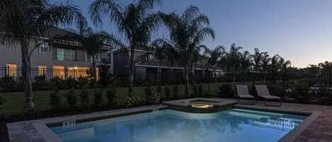 Una piscina climatizada