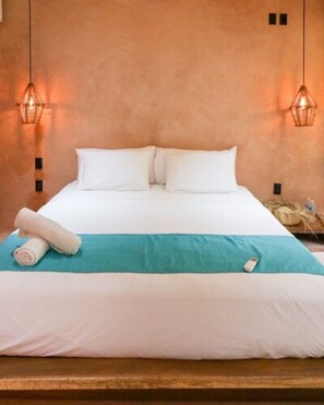 Premium bedding, free WiFi, bed sheets - Hotel Rinconcito de Mazunte (Santa María Tonameca)
