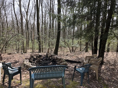 Jim Thorpe minutes away! Cozy Cabin, Peace & Quiet in Private Lake Community!